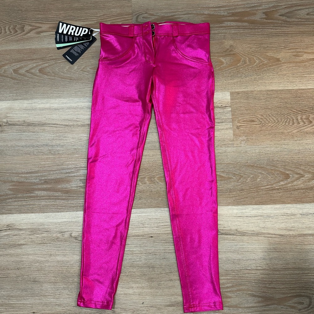 Freddy Women's Skinny Jeans in Shiny Pink
